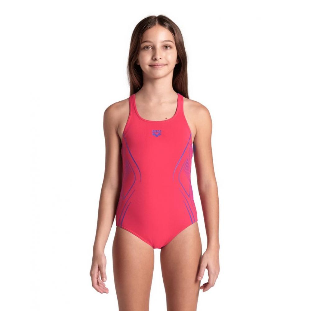 Купальник спортивный ж ARENA REFLECTING SWIM PRO JR fr rose-blue river 007339 970 6-7 Arena 24 24-080000683