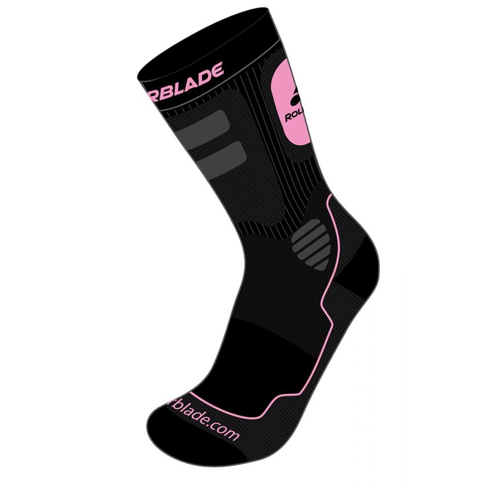 носки ж HIGH PERFORMANCE W SOCKS black/fucsia L Rollerblade 15 62-150150