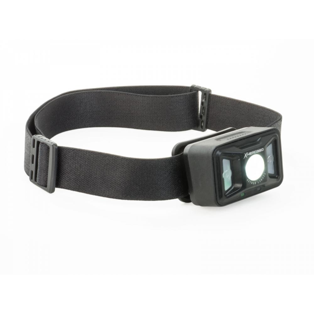 Фара 8-12002217 на лоб 1диод CREE 350 lm, 4 красных SMD LED 10 lm, XP-G2 X-Head Silicone, поворот. 4 8-12002217