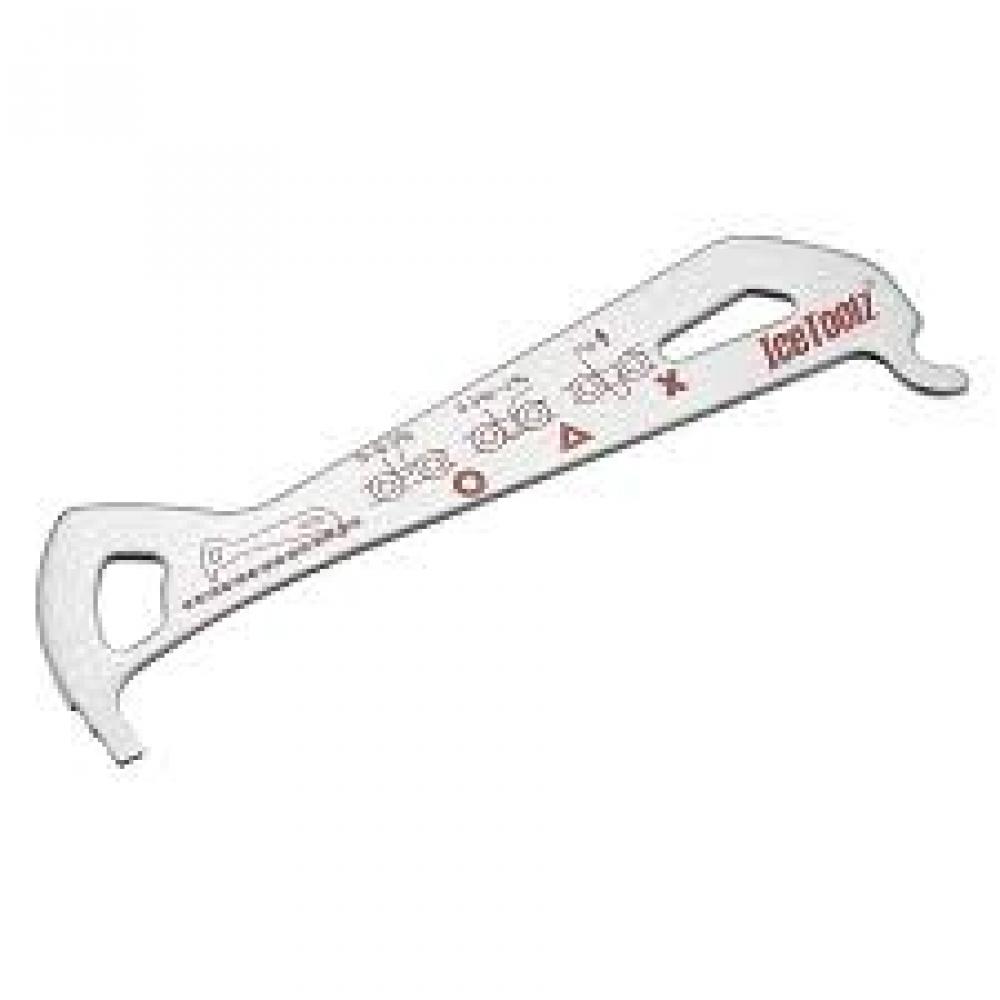 Цепеметр (калибр) 6-800030 механический индикатор растяжения цепи Stainless Steel Chain Checker 62C 6-800030
