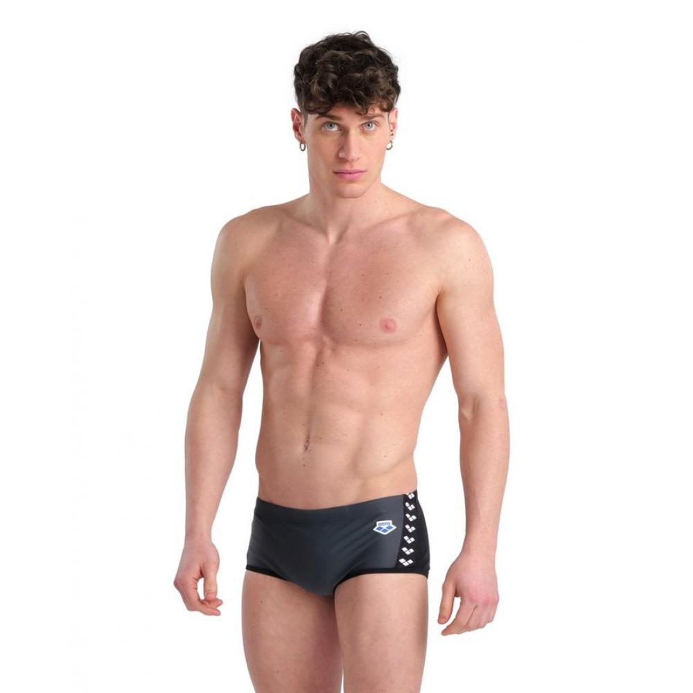 Плавки м ARENA ICONS SWIM LOW WAIST SHORT PANEL asphalt-black 005052 550 100 Arena 22 23 23-020000047