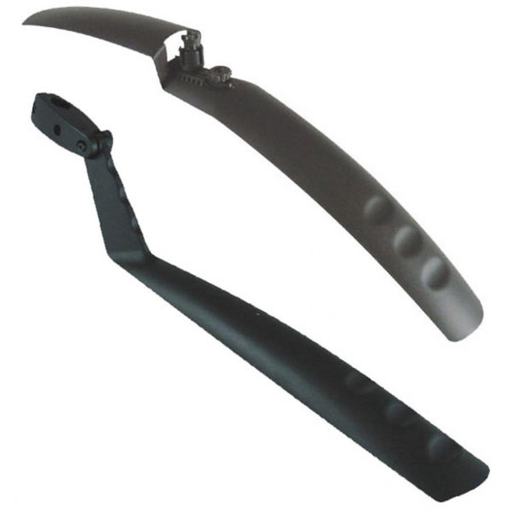 Крылья 0-10876 пластик SKS-10876, Crossboard-Set 26", перед. 630мм, зад. 470мм, черные (Германия) 0-10876
