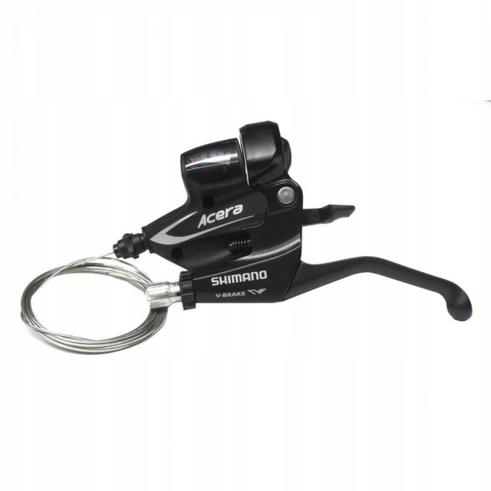 Перекл-ль ACERA ASTM360R 2-8102 шифтер+торм. ручка 8скор. правая черная SHIMANO 2-8102