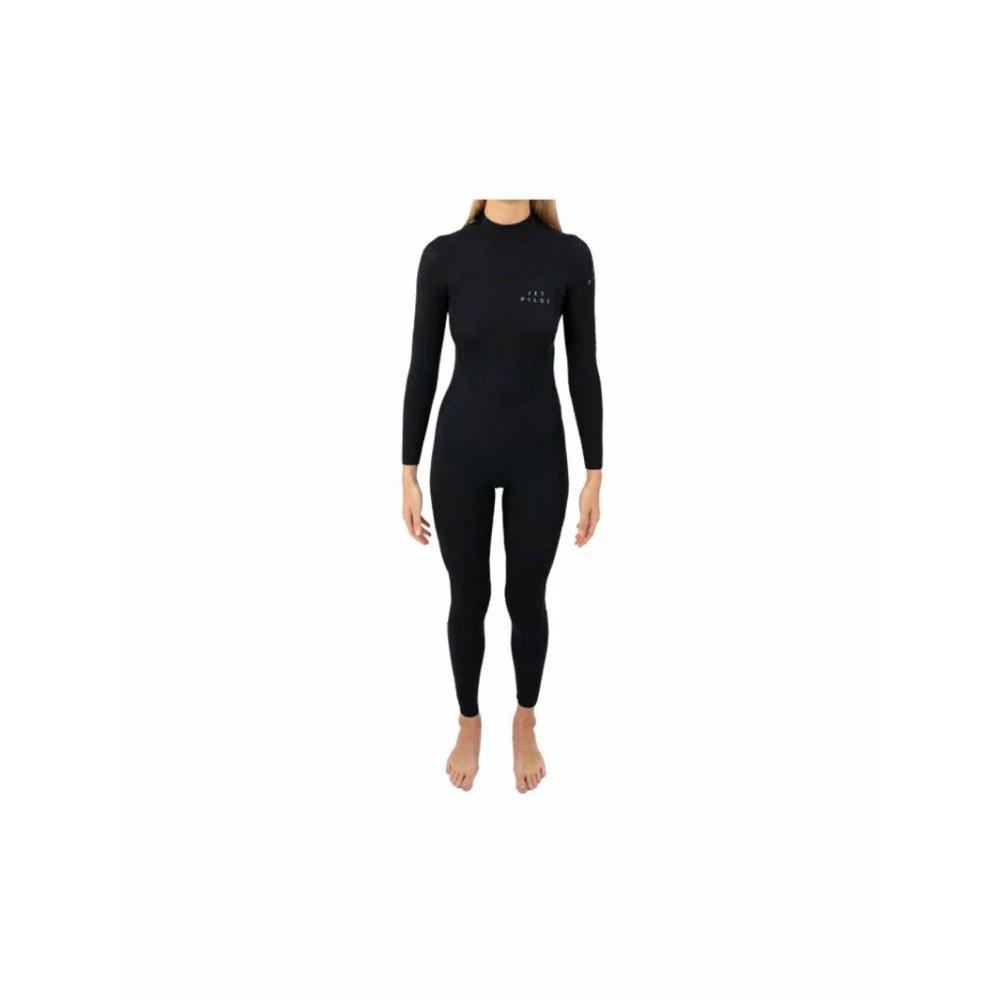 Гидрокостюм женский длинный Jetpilot FLIGHT 3x2 LS BZ STEAMER BLACK (2206604, L) 25-0700000094