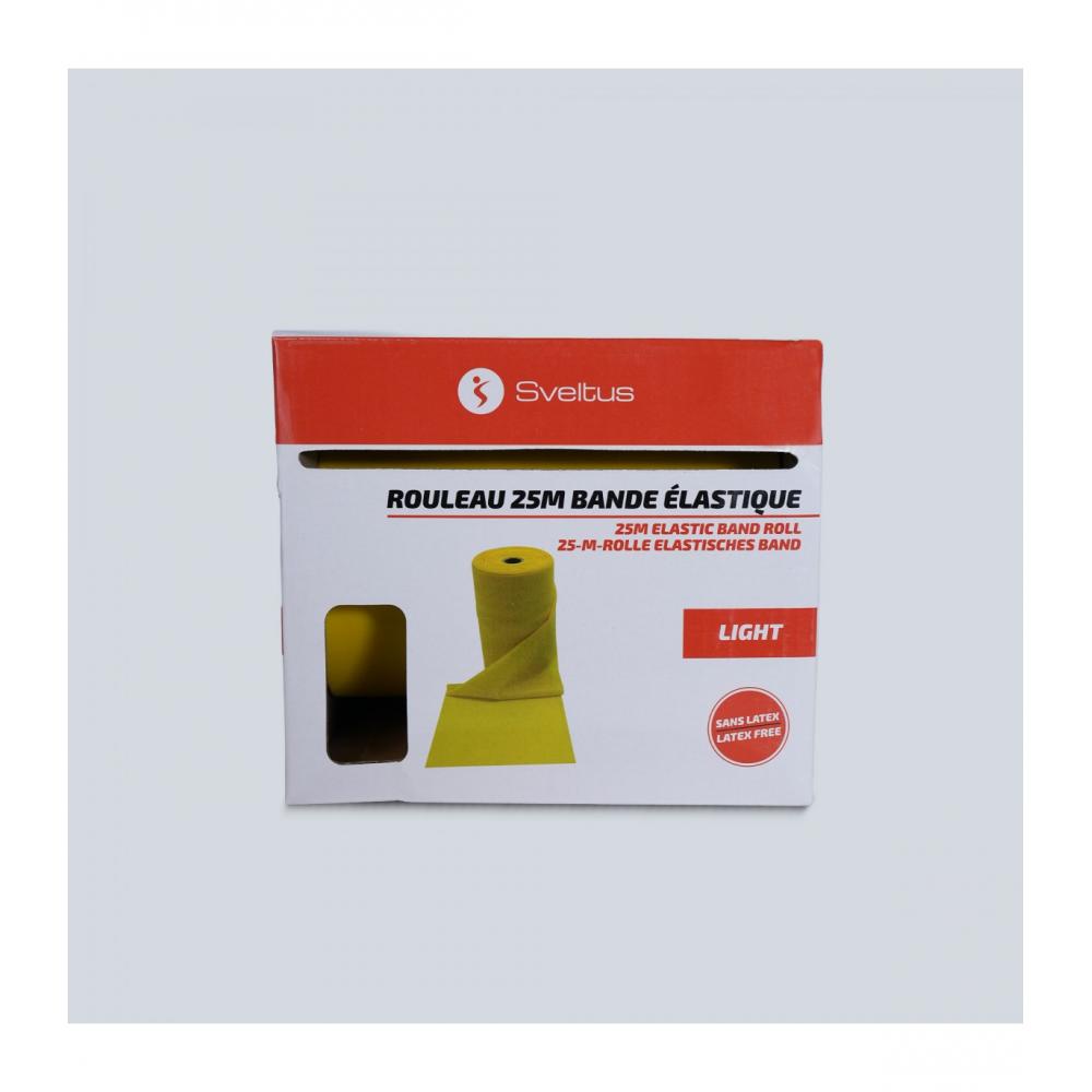 Эспандер лента латекс SVELTUS 25M roll of TPE/TPR resistant tape light 05-0534