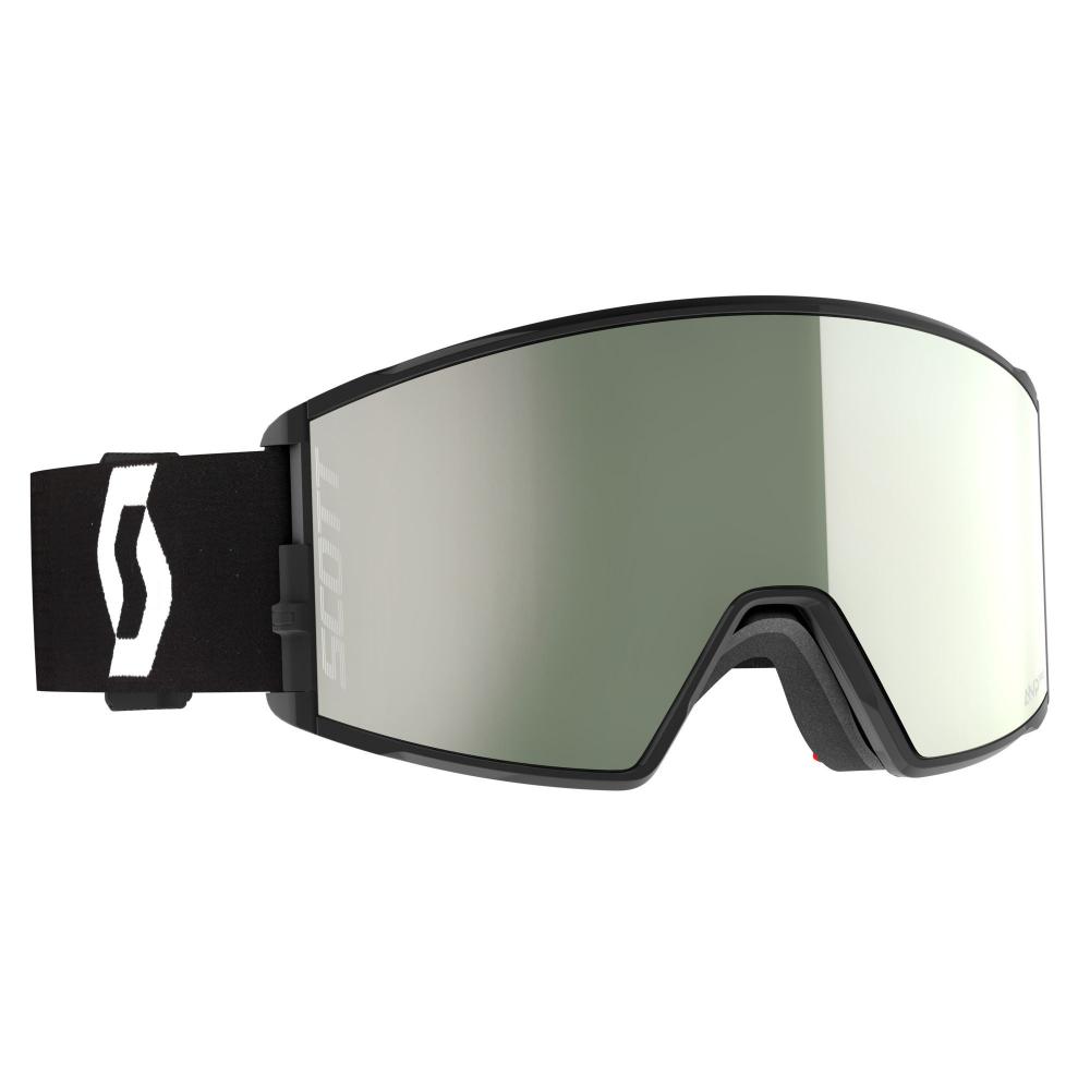 Горнолыжная маска Scott Shield AMP pro+extra lens mineral black/white amp pro white chrome ES414501-7641361