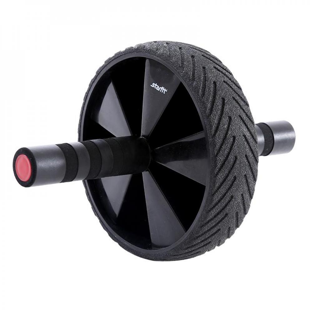Ролик для пресса с мягким ходом STARFIT RL-104 черный/красный 00019797