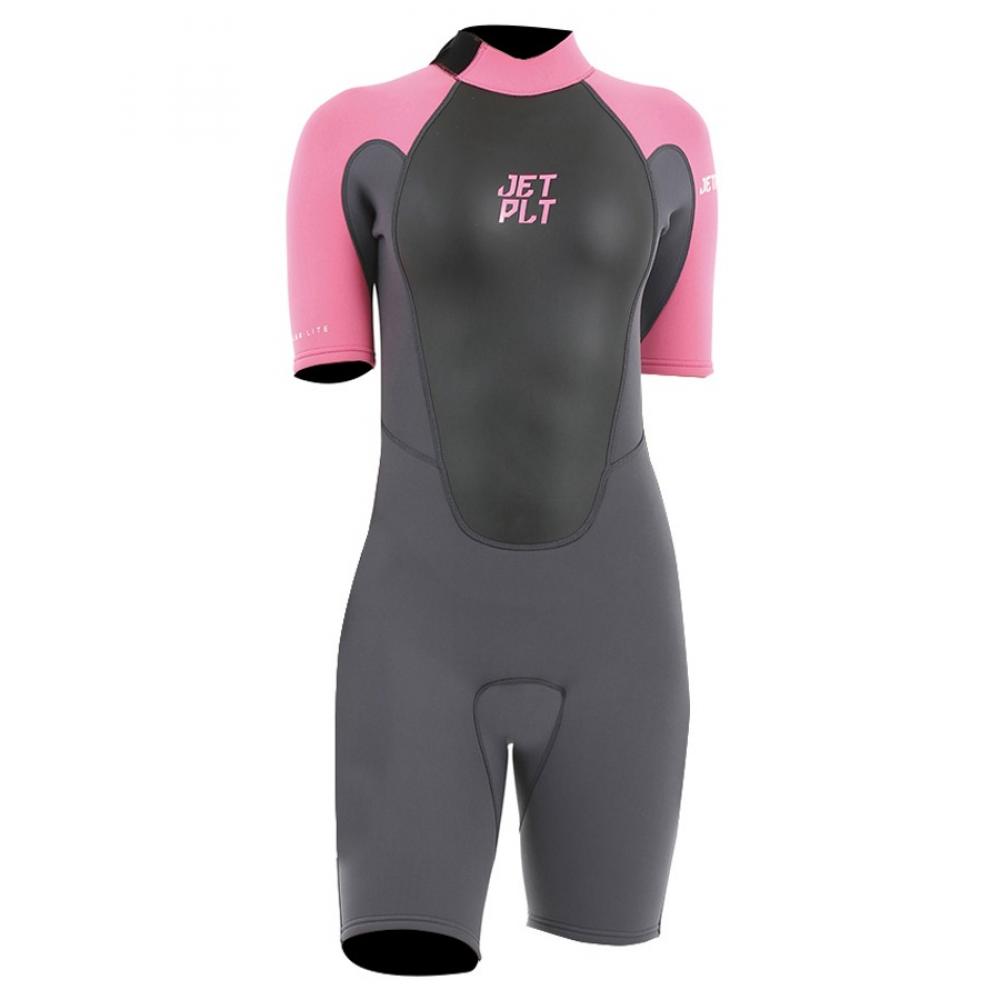 Гидрокостюм детский короткий 12 Jetpilot Flight Youth S/S 2mm Springsuit wms. Pink S19 19-050000131