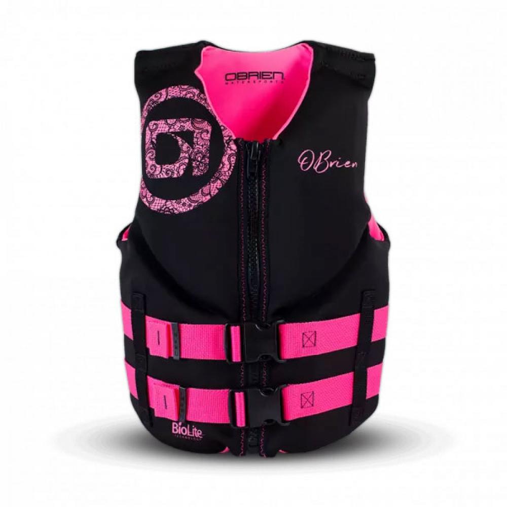 Спасательный жилет неопрен детский O'Brien JUNIOR BLK/PINK S22S (2221876, JUNIOR, S22S) 23-040000192