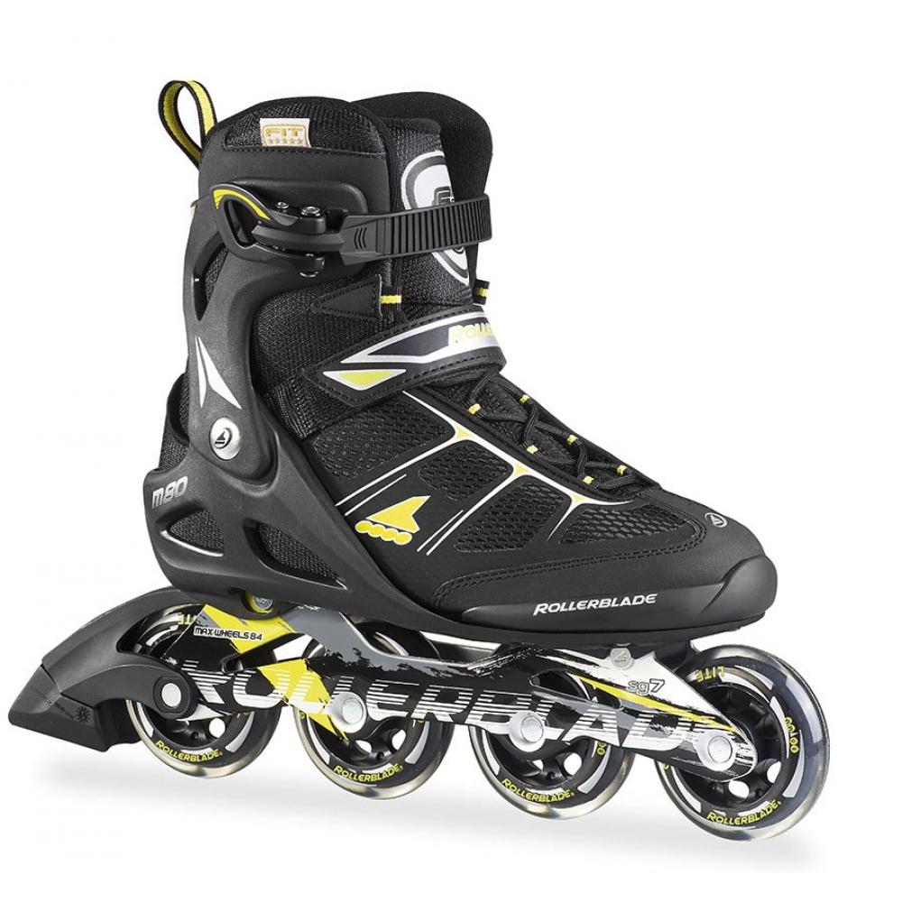 коньки роликовые м MACROBLADE 80 black/lime 265 Rollerblade 15 62-150211