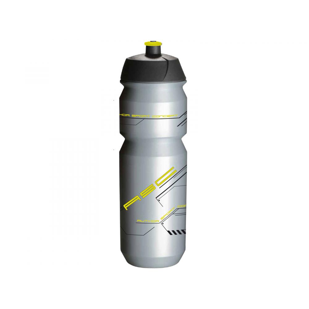 Фляга 8-14064216 100% биопластик. AB-Tcx-Shiva X9 0.85л серебристо-неоновая TACX/AUTHOR 8-14064216