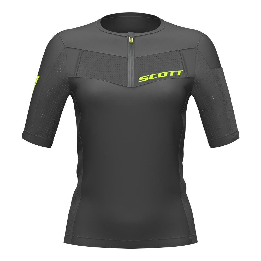 Футболка Scott жен. RC Tech Run к/рук black/yellow (S) 30-19-270176-1040S