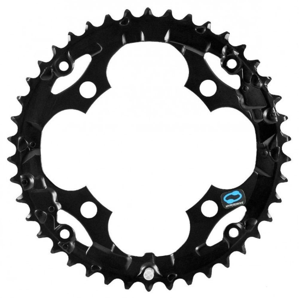 Система/звезда Y1KN98050 2-5204 перед. ACERA для FC-M361 42 зуба черная SHIMANO 2-5204