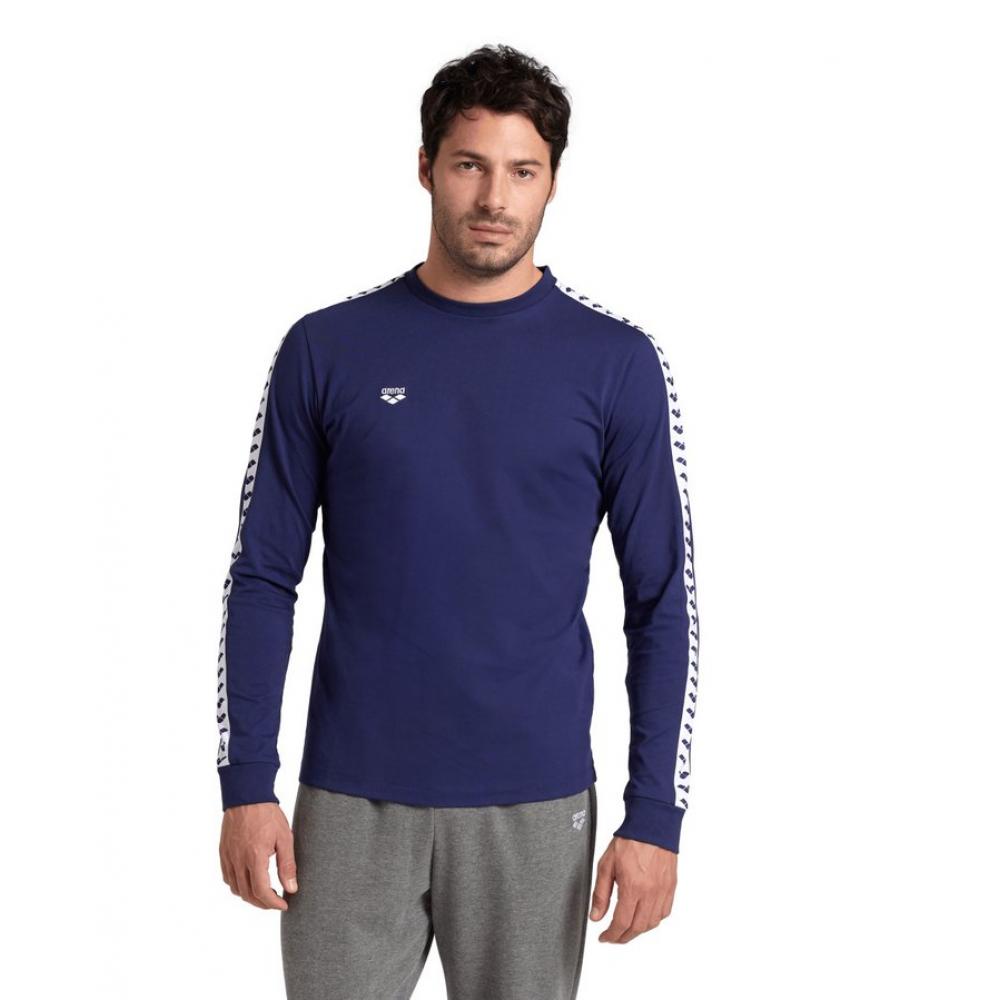 Футболка с длинным рукавом arena icons long sleeve navy-white-navy 006823 710 l arena 24 ут000310563 24-1200000058