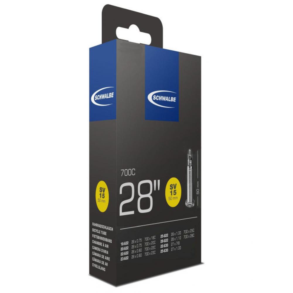 Камера. 28"/700 спорт 05-10400083 SV15 28-0.75-1.10 (18/28-622/630) IB 50mm. SCHWALBE 05-10400083
