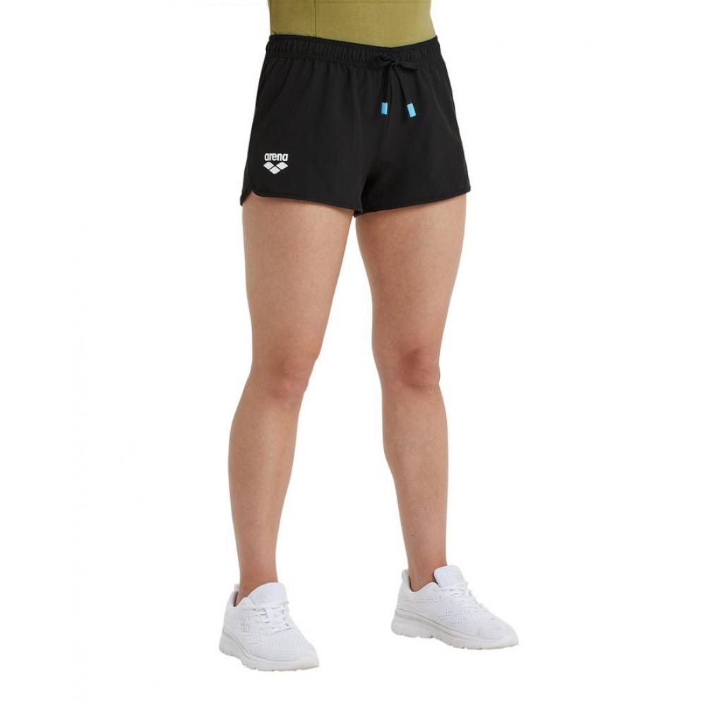 Шорты спортивные ж team short solid black 004896 500 l arena 25 25-0800000150