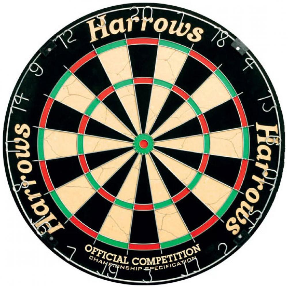 Мишень для дартса HARROWS OFFICIAL COMPETITION BRISTLE EA326 RoundWire EA308 EA308