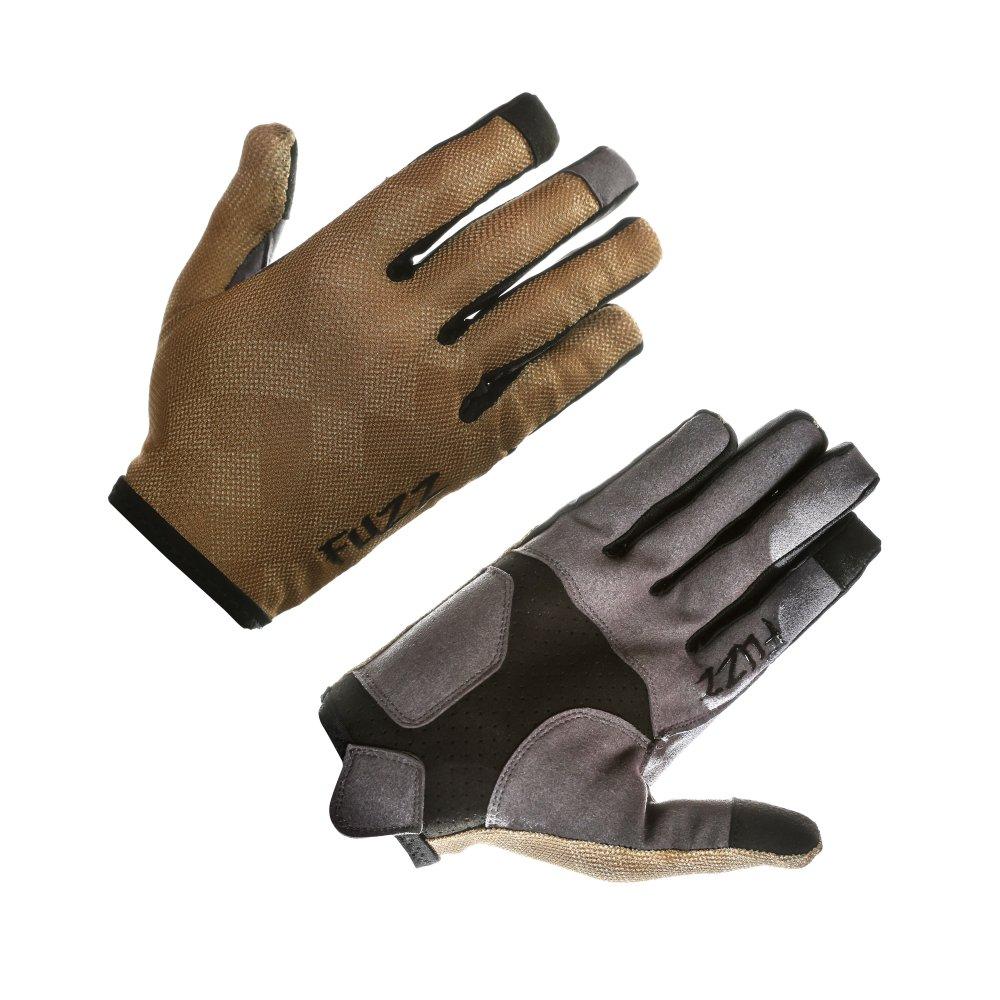 Перчатки 08-202674 лайкра, длинные пальцы, RACE LIGHT коричнево-серые BROWN/Grey, р-р XL, для сенсор 08-202674