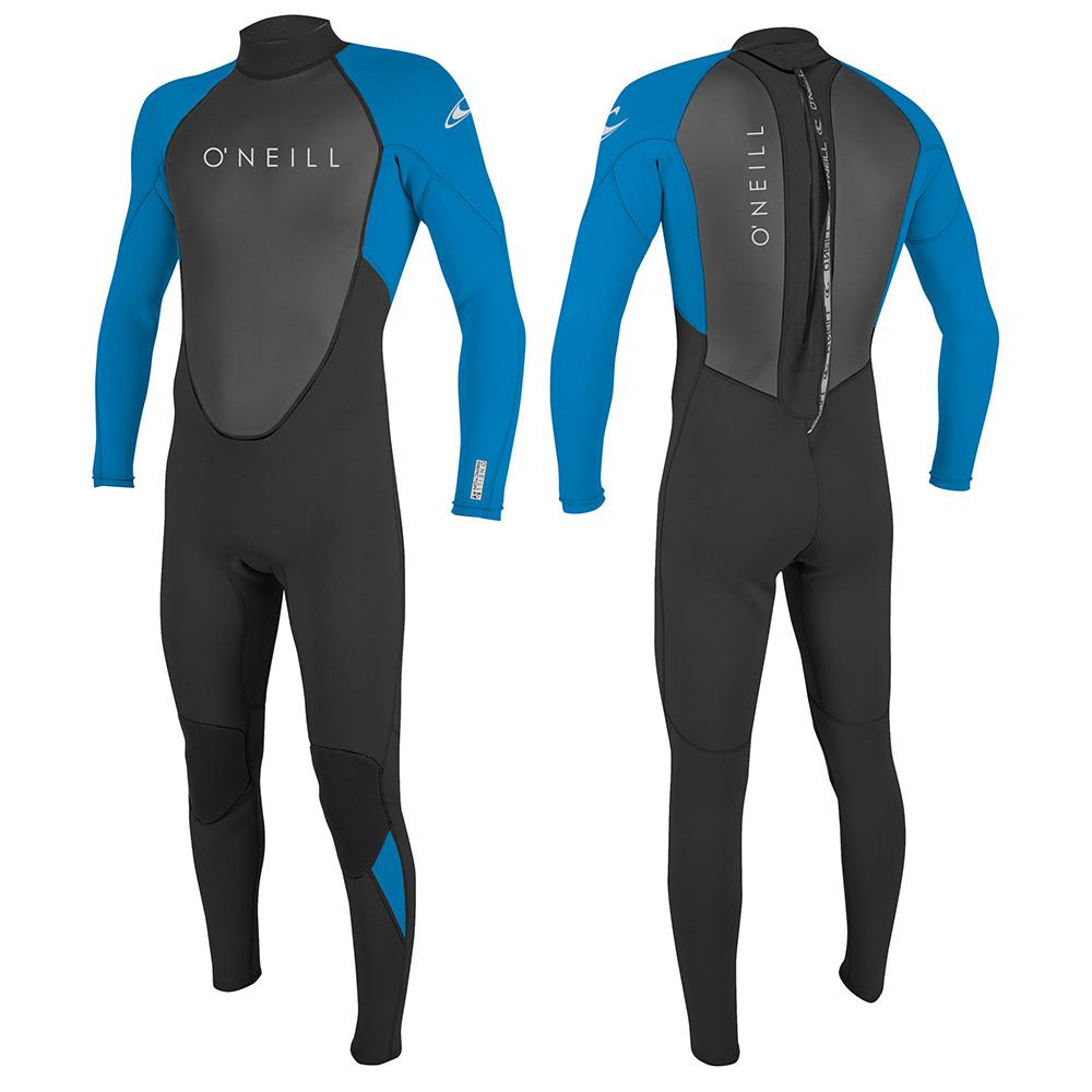 Гидрокостюм детский длинный O'Neill YOUTH REACTOR-2 3/2 BACK ZIP FULL BLACK/OCEAN 4 S21 21-100000366