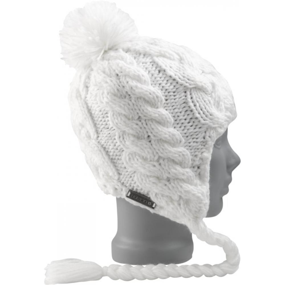 ШАПКА Ж ТРИК Burton WMS BREANIE EARFLAP BRIGHT WHITE 1SZ 2788561031SZ 69-130518