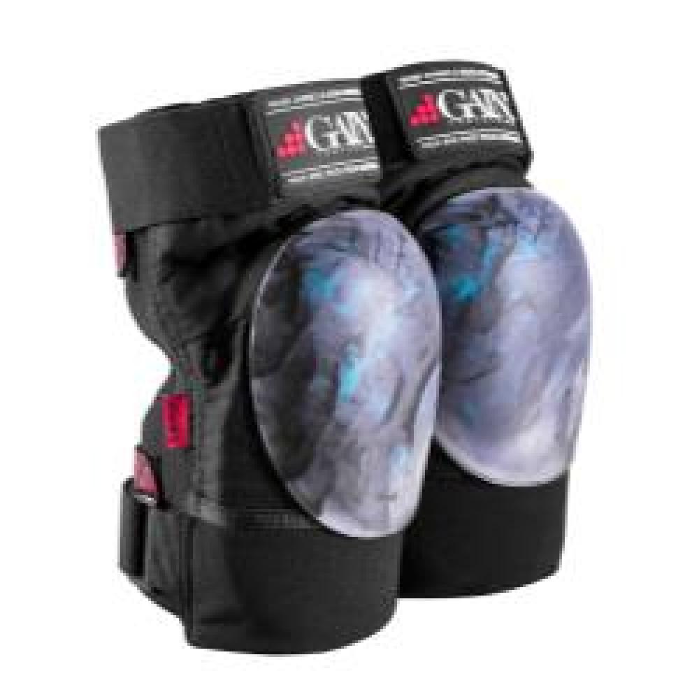 Защита 03-001271 на колени, THE SHIELD PRO hard shell knee pads размер M 35-40см бирюза-черн. GAIN 03-001271