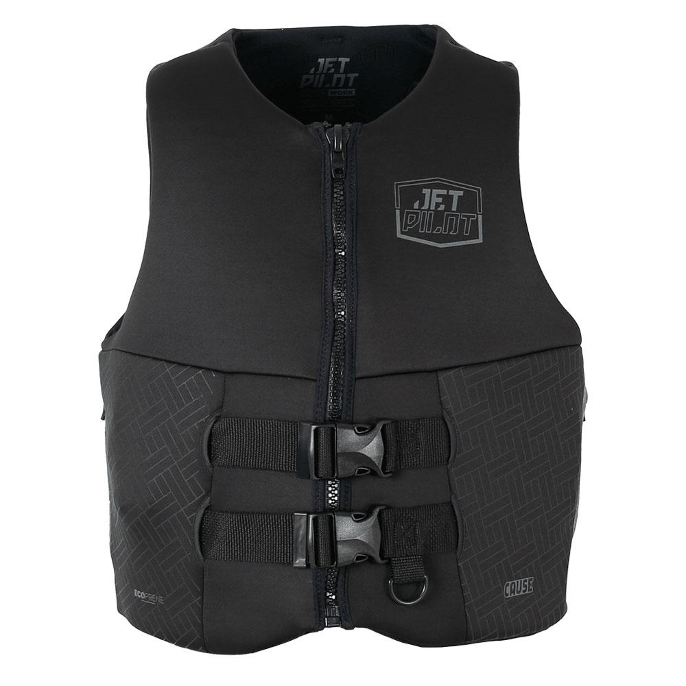 Спасательный жилет для гидроцикла неопрен мужской Jetpilot CAUSE MENS S-GRIP F/E ECO VEST BLACK (250 25-0700000157