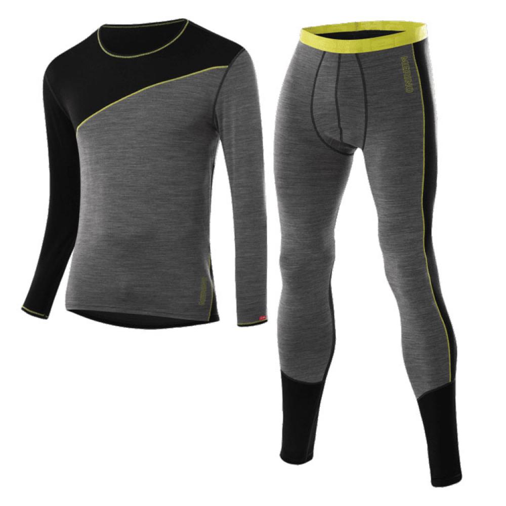 Муж.комплект Merino black/grey melange 50 EL24171-99950
