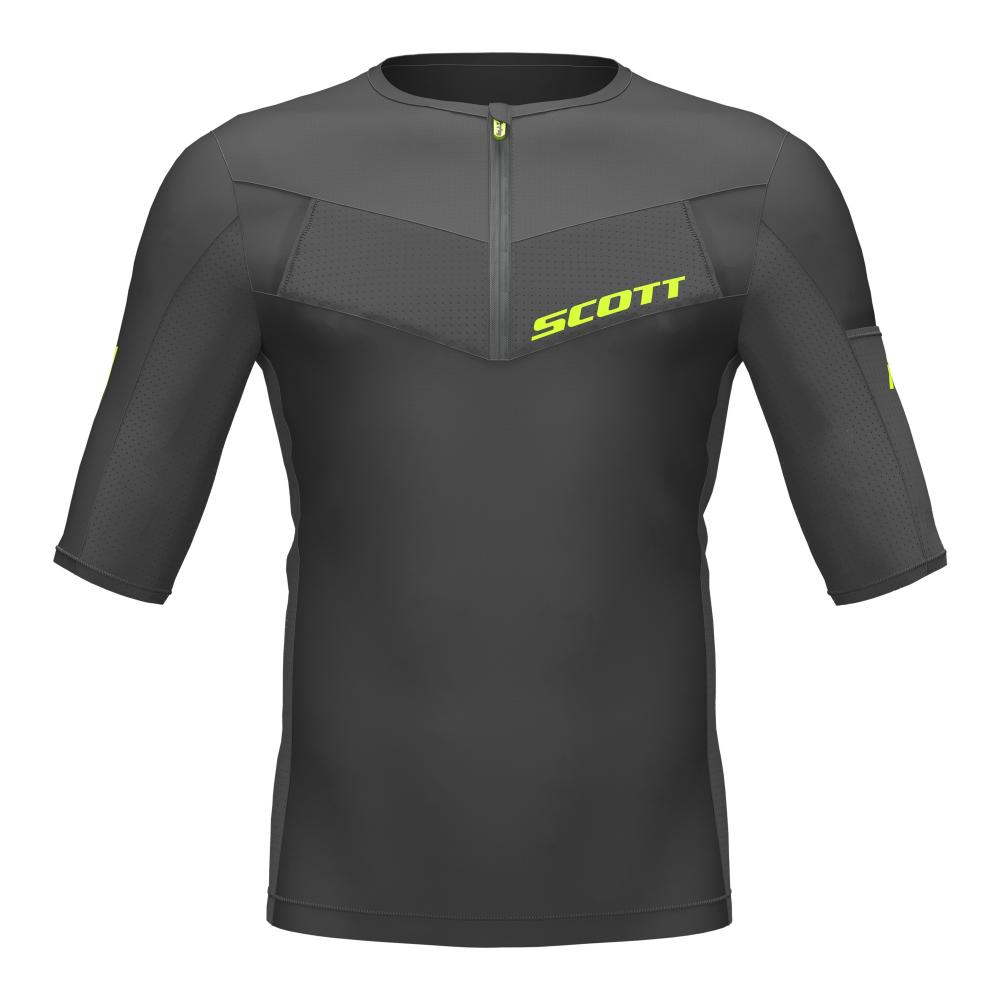 Футболка  Scott RC Tech Run к/рук black/yellow (S) 30-19-270162-1040S
