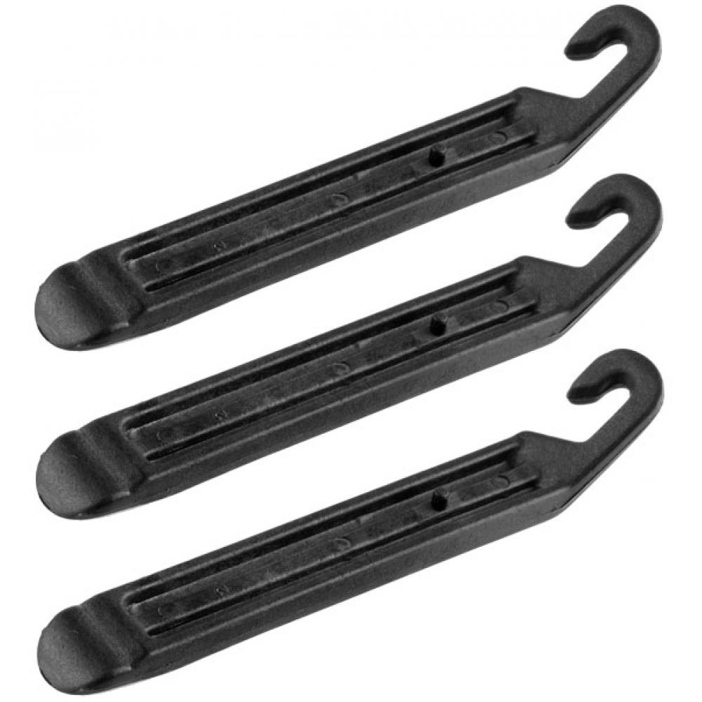 Монтировки 6-210311 пластиковые YC-311-BK с крючками (3шт) черные. BIKEHAND NEW 6-210311