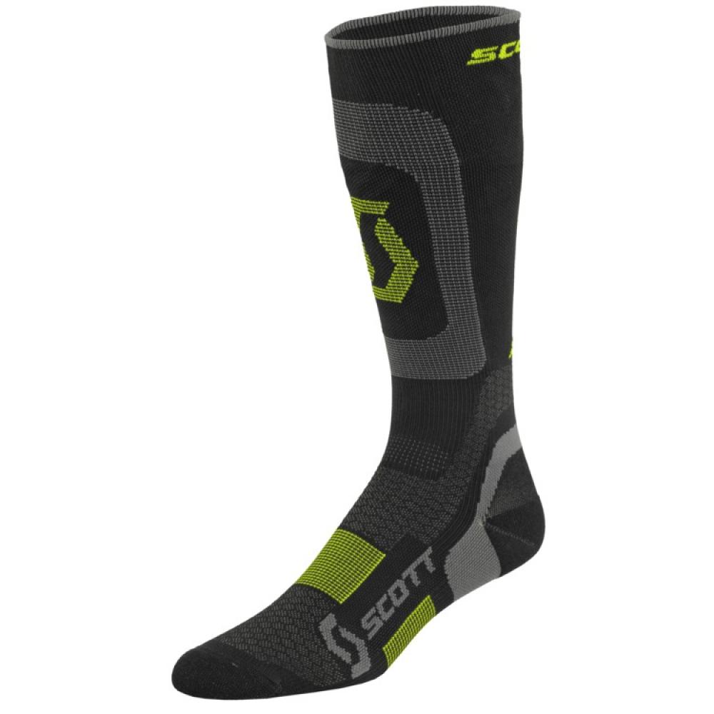 Носки Scott Compression black/neon yellow (XL/45-47) 30-19-251431-4755-47