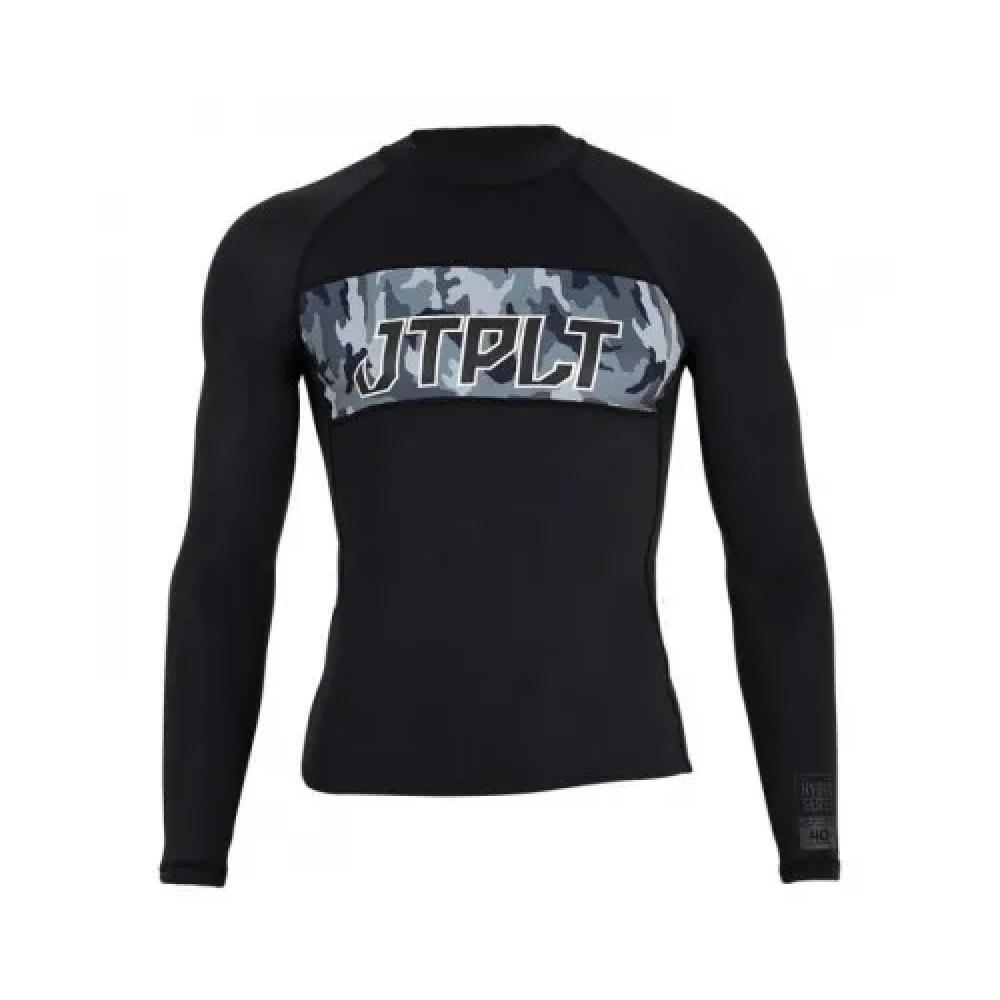 Гидромайка мужская длинный рукав Jetpilot RX LS Rashie black/camo S23 (2209204, L, S23) 24-080000019