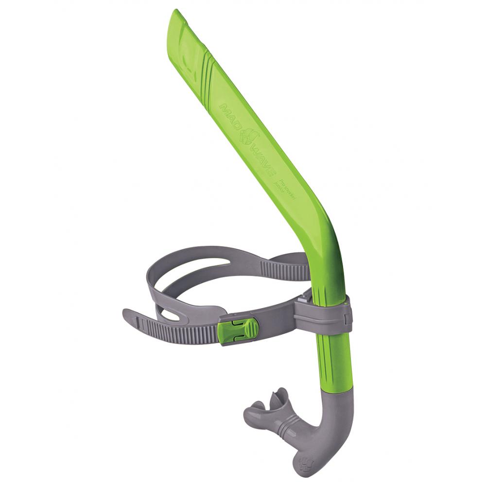Тренажер дыхательный PRO SNORKEL junior, Green/Grey M0777 02 0 10W MADWAVE 20-120000013