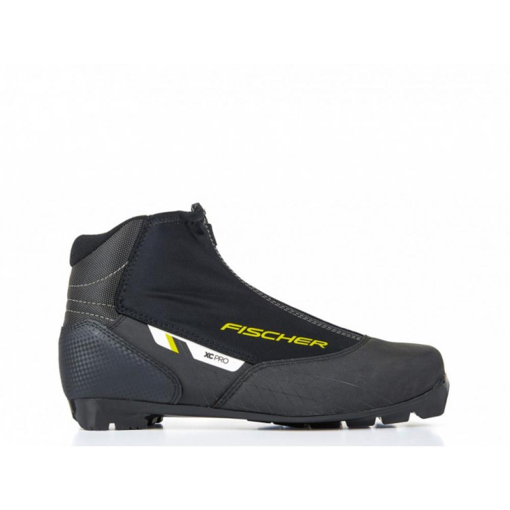 Ботинки беговые FISCHER XC PRO BLACK YELLOW (S21820,42) 407-25S21820-42