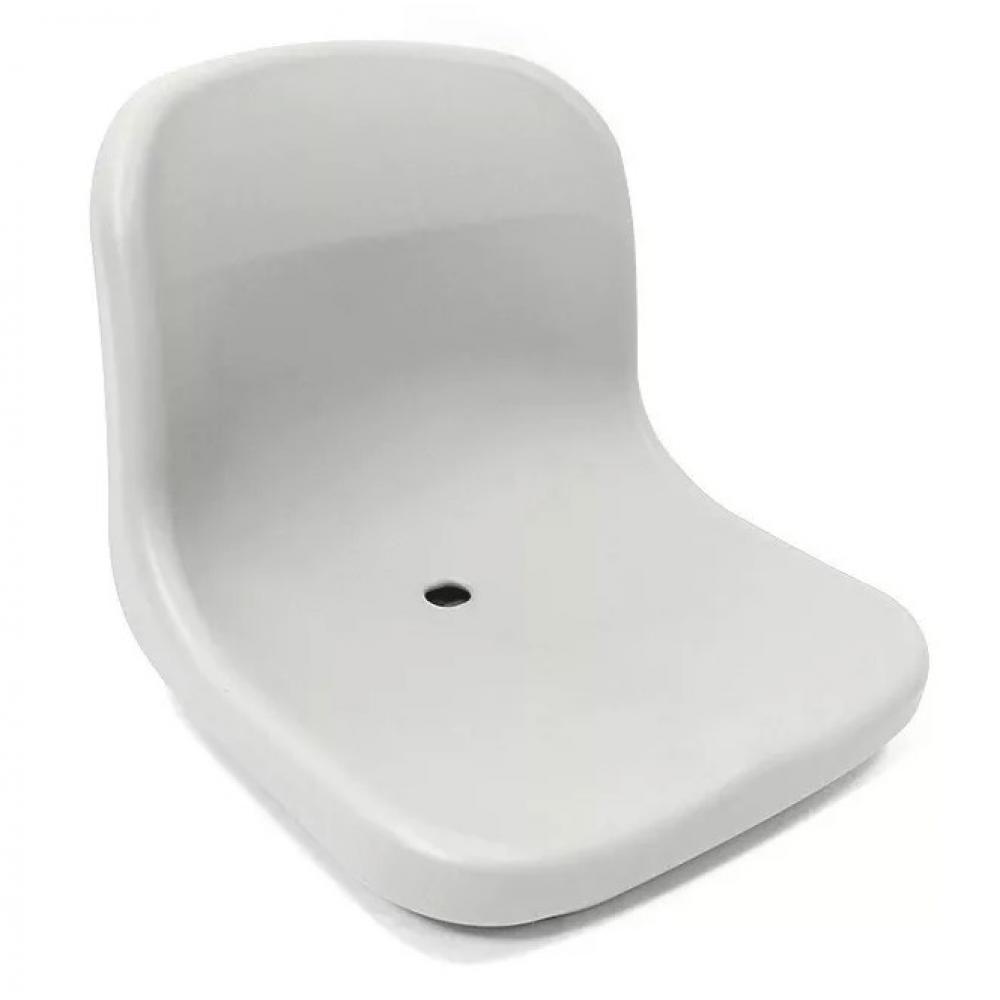 Сиденье пластмассовое 330*360 мм светло-серое C12500 19-010000060