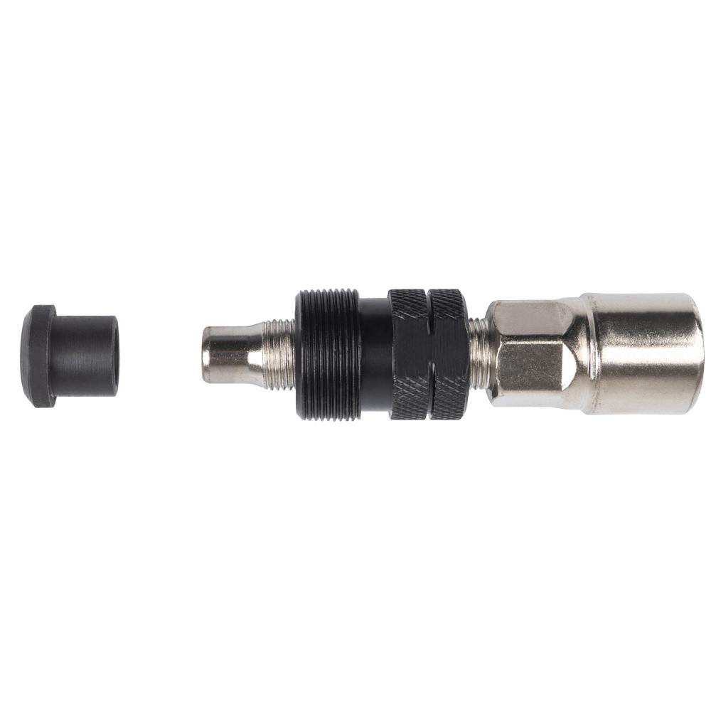 Съемник шатунов 5-880555  3 в 1, квадрат, Shimano Octalink и ISIS сталь (инд. уп.) серебр.-черн. M-W 5-880555