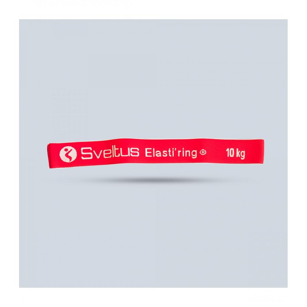 Фитнес-резинка SVELTUS Elasti'ring red 10kg scabbard 05-0026