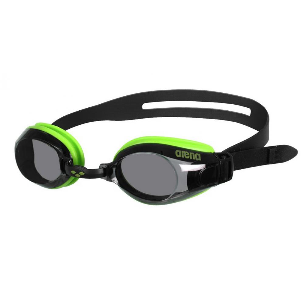 Очки для плавания zoom x-fit green-smoke-black 92404 056 arena 24 25-0800000094