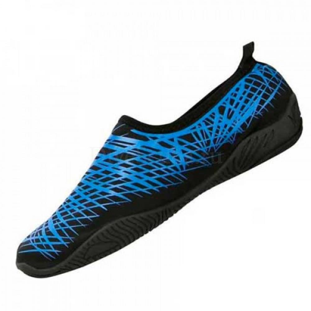 Тапки пляжные AQURUN Basic Blue, черный/синий, р.230 (EU 35-36) AQU-BKBL-230-us6.5w 18-010782