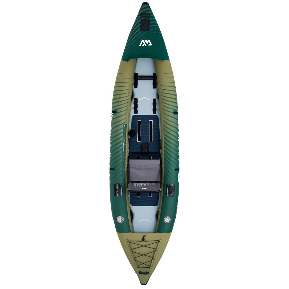 Каяк надувной одно - двухместный для рыбалки Aqua Marina Caliber-398 S23 23-040000066