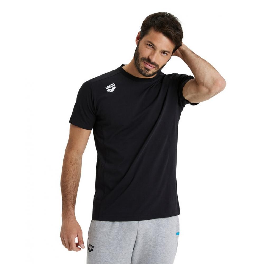 Футболка team t-shirt panel black 004899 500 s arena 24 25 ут000323882 24-1200000210