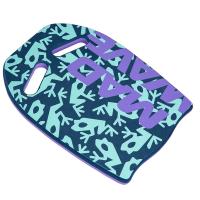 Доска для плавания MADWAVE Kickboard Ergo Printed