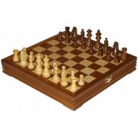Шахматы малые деревянные 32х32 см 2,75"