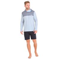Гидромайка мужская JETPILOT VENTURE LS FISHING HOODED длинный рукав с капюшоном