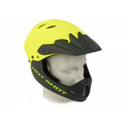 Шлем велосипедный AUTHOR Freeride/DH/BMX/Enduro FullFace ABS-HARD SHELL суперпрочный Hot Shot HST X9 17 отверстий